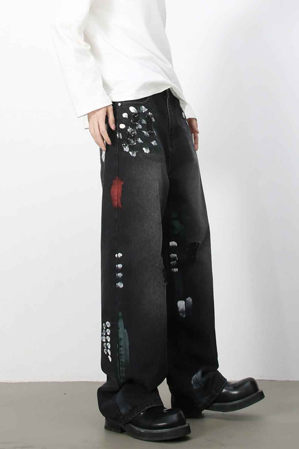 Men's Paint Loose Jeans - Damned Threads